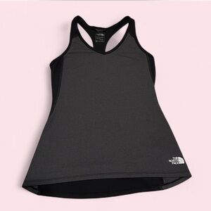 The North Face Women's Charcoal and Black Tank Top